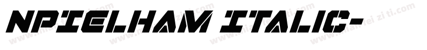 NPIElham Italic字体转换